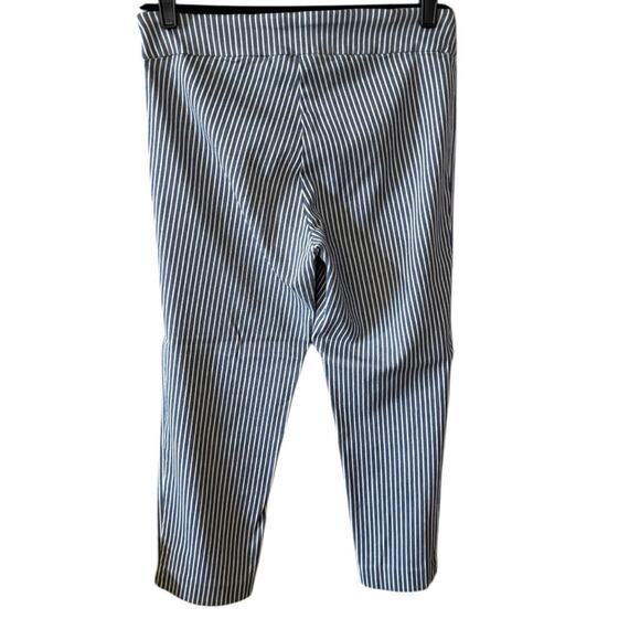 Van Heusen Blue and White Pull on Stretch Dress Pants with Pinstripe Pattern 16 - Picture 2 of 14
